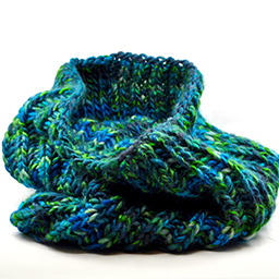 Gratis Breipatroon Duizend Kleuren Col sjaal - Image 4