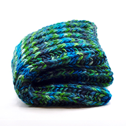 Gratis Breipatroon Duizend Kleuren Col sjaal - Image 3