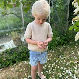 Breipakket PetiteKnit - Poppy Tee Junior - Sandnes Garn Duo