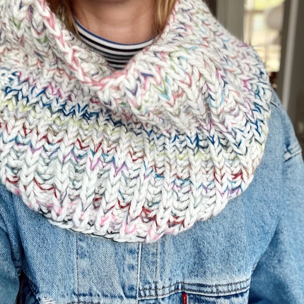 Gratis Breipatroon Duizend Kleuren Col sjaal