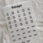 Opstrijk Labels voor Knitter's Needle Case - PetiteKnit