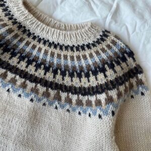 Patroon PetiteKnit - CELESTE Sweater JUNIOR - papieruitgave En/NL