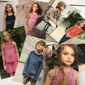 Patronen Sandnes Garn Collectie 2405 - Zomerkinderen - papieruitgave - enkel patroon - engels (kies 1 van 7) (alleen bij aankoop wol)