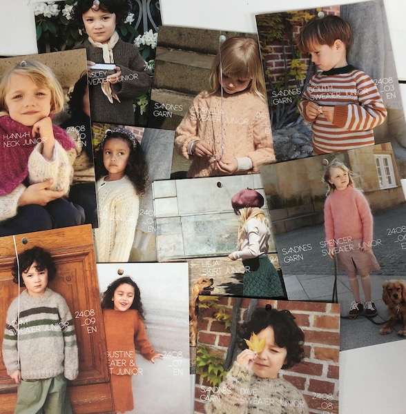 Enkel Patroon Sandnes Garn Collectie 2408 - Soft Knits - Kids - papieruitgave - engels (kies 1 van 10) (alleen bij aankoop wol)