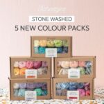 Scheepjes Stone Washed colour pack - 10 x 25 gram - Intentions - Groen / Oranje
