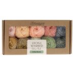Scheepjes Stone Washed colour pack - 10 x 25 gram - Intentions - Groen / Oranje