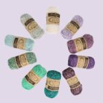 Scheepjes Stone Washed colour pack - 10 x 25 gram - Chakras - Blauw / Groen / Paars