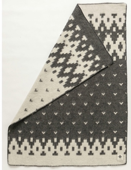 Lopi Plaid woondeken Hestatep Grey Owl