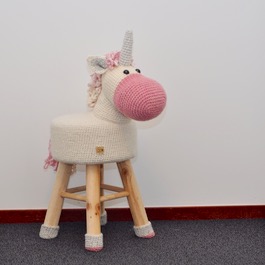 Haakpakket Dierenkruk Haken Eenhoorn - Roze