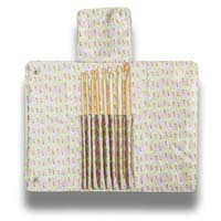 Haaknaaldenset Addi Click Hook Bamboo met 8 haaknaalden (excl. kabel)