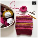 Haakpakket Sjaal Betsy - Lang Yarns Carpe Diem - met 'Juf Sas-label'