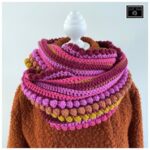 Haakpakket Sjaal Betsy - Lang Yarns Carpe Diem - met 'Juf Sas-label'