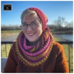 Haakpakket Sjaal Betsy - Lang Yarns Carpe Diem - met 'Juf Sas-label'