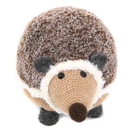 Haakpakket Dierenkussen of dierenkruk - Egel (Grijs of Bruin) - Afbeelding 3