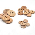 Houten knoop ongelakt