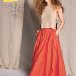 Breipakket Sandnes Garn JUNE TOPP - mandarin petit - met patroon (v.a. mt XS)