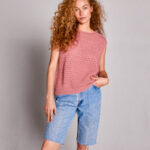 Breipakket Sandnes Garn JUNE TOPP - mandarin petit - met patroon (v.a. mt XS)