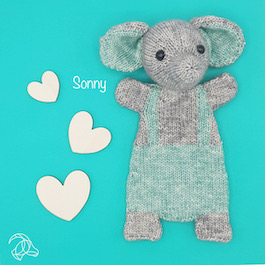 Breipakket Hardicraft Amigurumi - SONNY OLIFANT - Scheepjes Stone Washed - Afbeelding 3