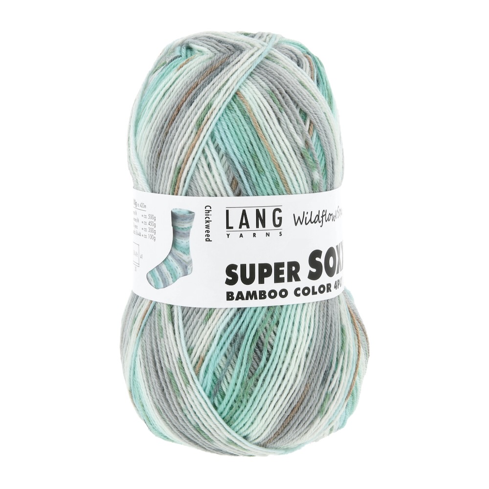 Lang Yarns Super SOXX Bamboo Color 4 ply