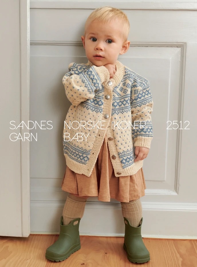 Enkel Patroon Sandnes Garn Collectie 2512 - Norwegian Icons Baby - papieruitgave